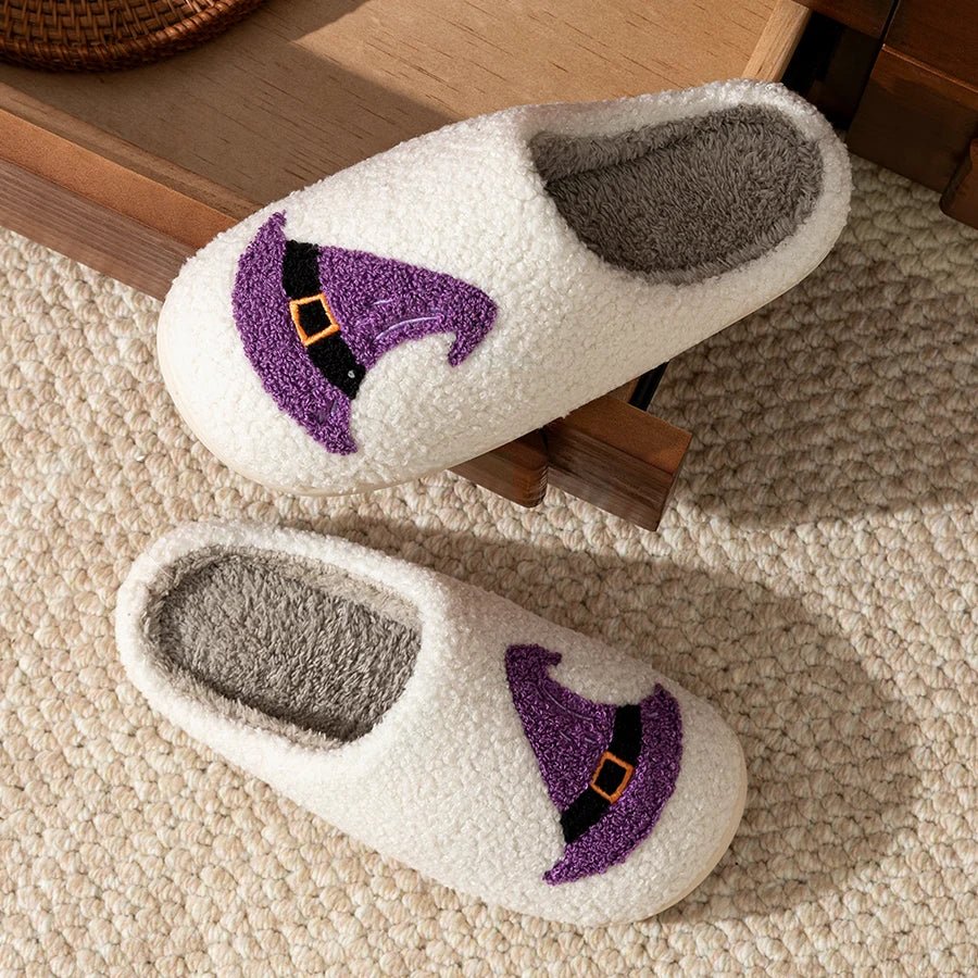 Halloween Witches Hat Home Slippers - The House Of BLOC