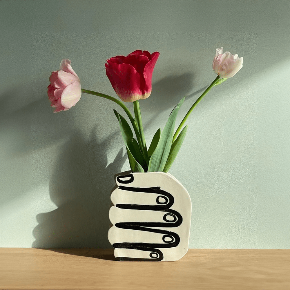 'Hand Holding' Flower Vase - The House Of BLOC