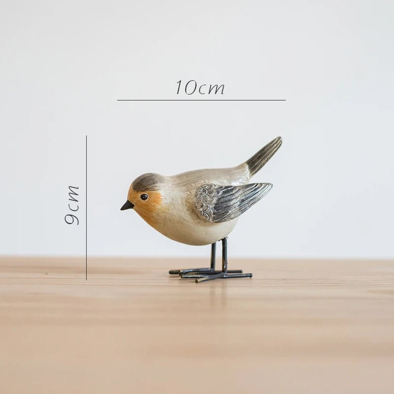 Handcrafted Resin Garden Bird Ornaments - The House Of BLOC