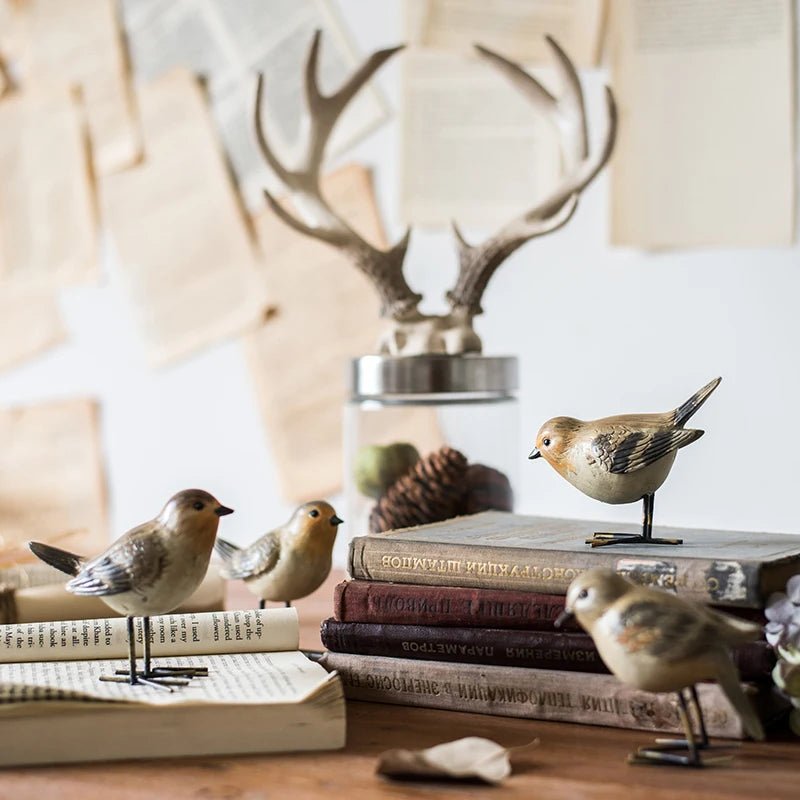 Handcrafted Resin Garden Bird Ornaments - The House Of BLOC