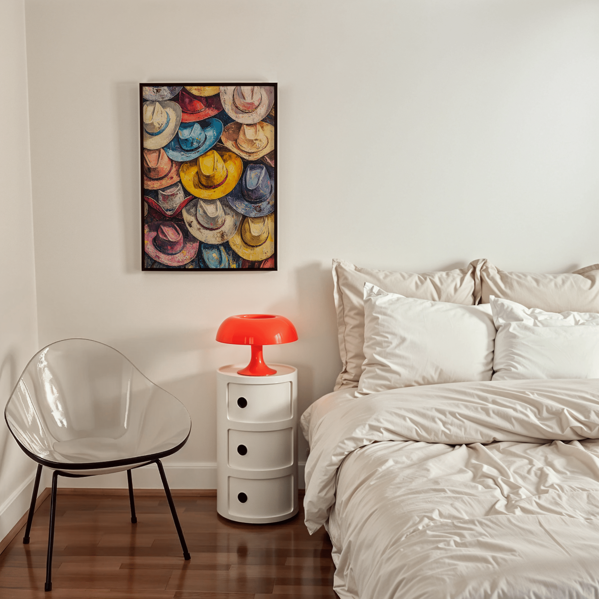 Hat Parade - Premium Semi - Glossy Poster - The House Of BLOC