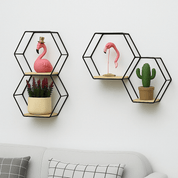 Hexagon Shaped Floating Wall Shelves - The House Of BLOC