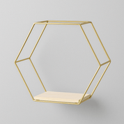 Hexagon Shaped Floating Wall Shelves - The House Of BLOC