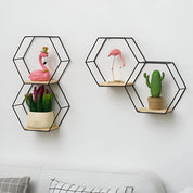 Hexagon Shaped Floating Wall Shelves - The House Of BLOC