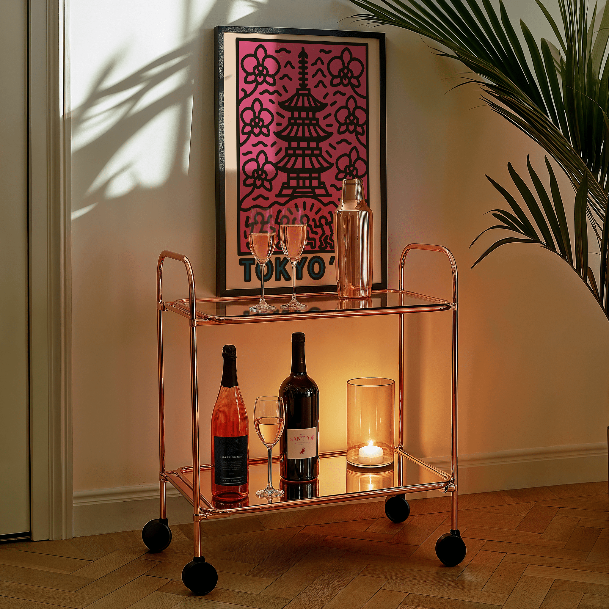 Japan Tokyo Poster - Keith Haring Inspired - Premium Semi - Glossy Poster - The House Of BLOC