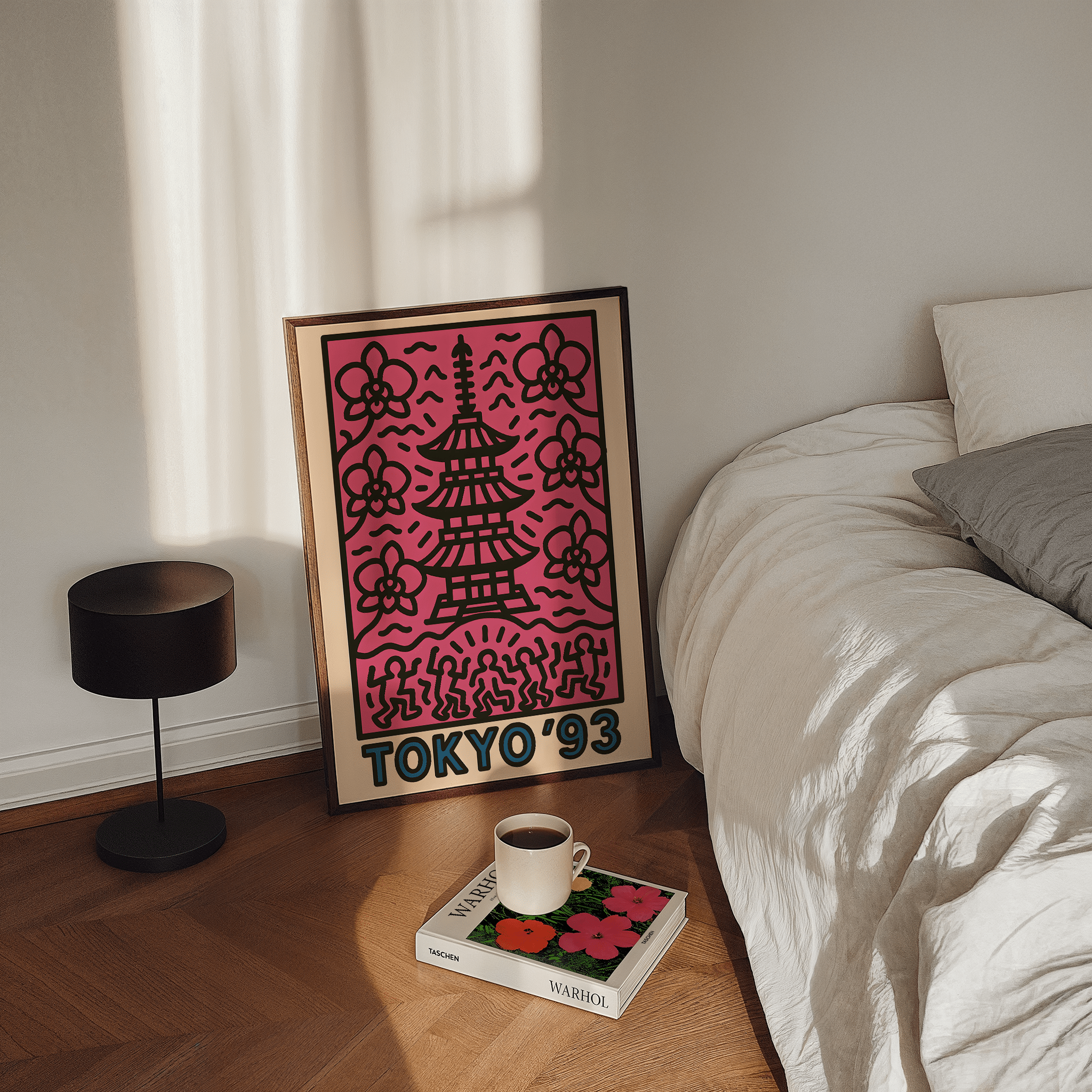 Japan Tokyo Poster - Keith Haring Inspired - Premium Semi - Glossy Poster - The House Of BLOC