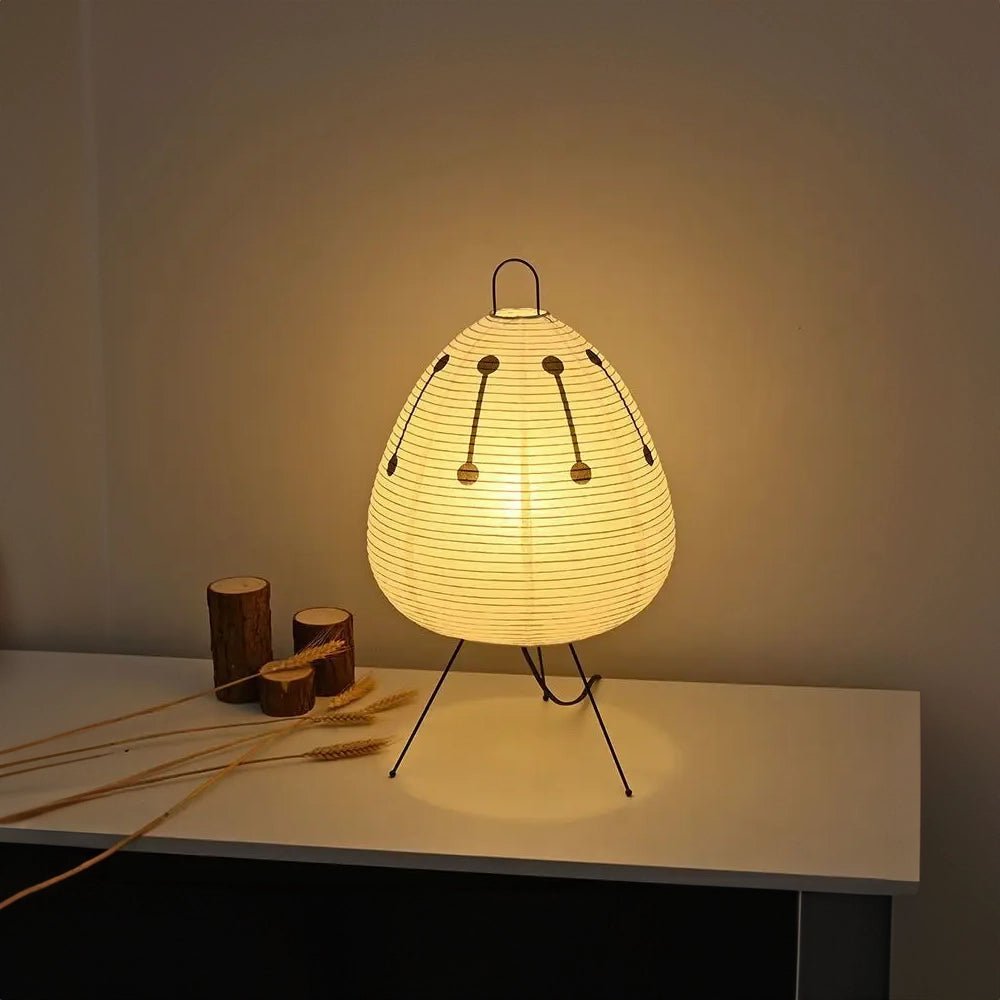 Japanese Inspired Tripod Lantern Lamp - The House Of BLOC