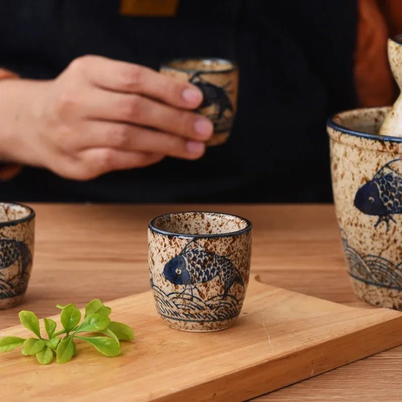 Japanese Style Ceramic Sake Cup - The House Of BLOC