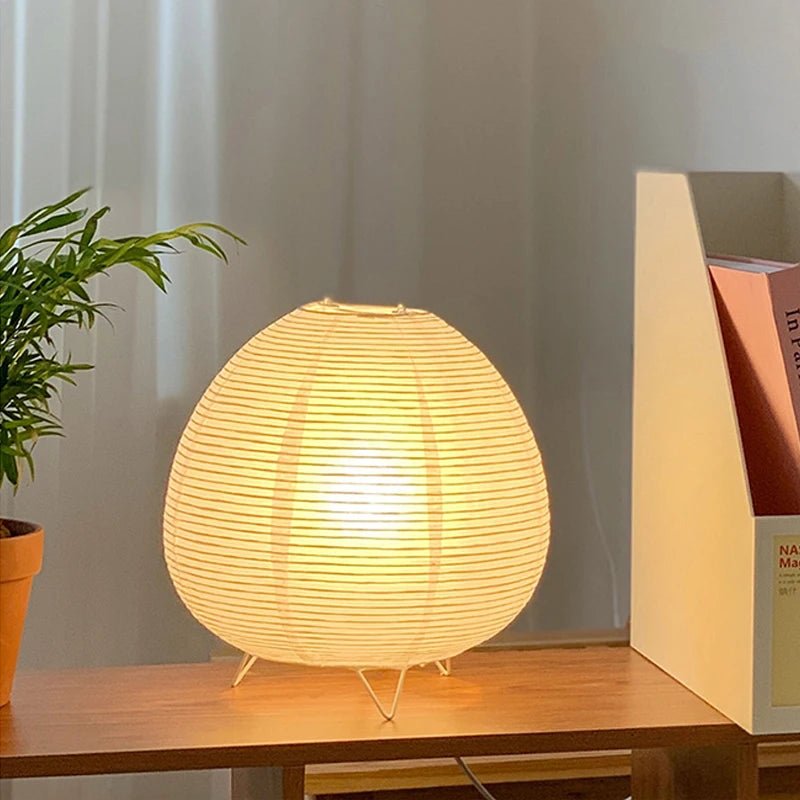 Japanese Style Wabi Sabi Style Table Lamp - The House Of BLOC