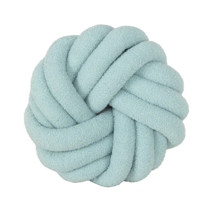 Lamb's Wool Knotted Throw Cushion - The House Of BLOC