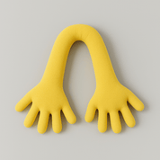Long Arm & Hand Plush Cushion - The House Of BLOC
