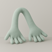 Long Arm & Hand Plush Cushion - The House Of BLOC