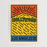 Los Angeles Hollywood Poster - Keith Haring Inspired - Premium Semi - Glossy Poster - The House Of BLOC