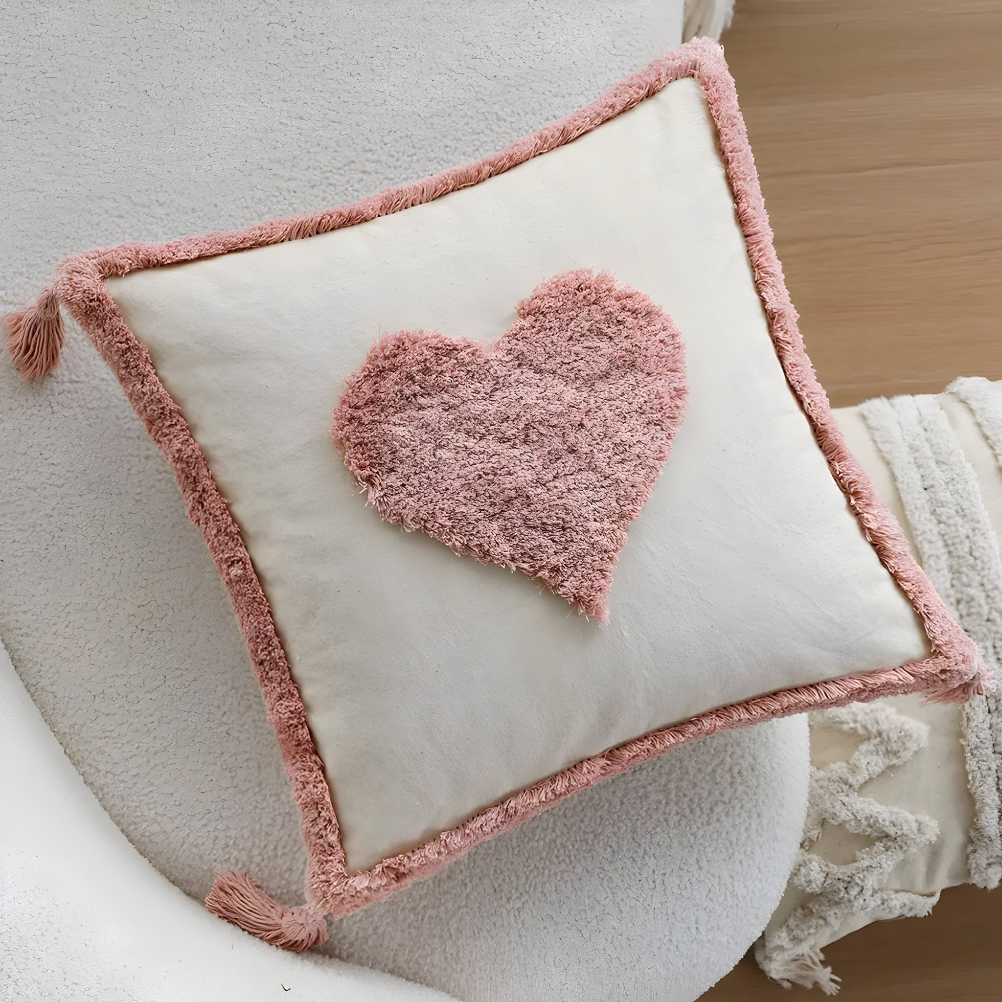 Love Heart Cushion Cover - The House Of BLOC