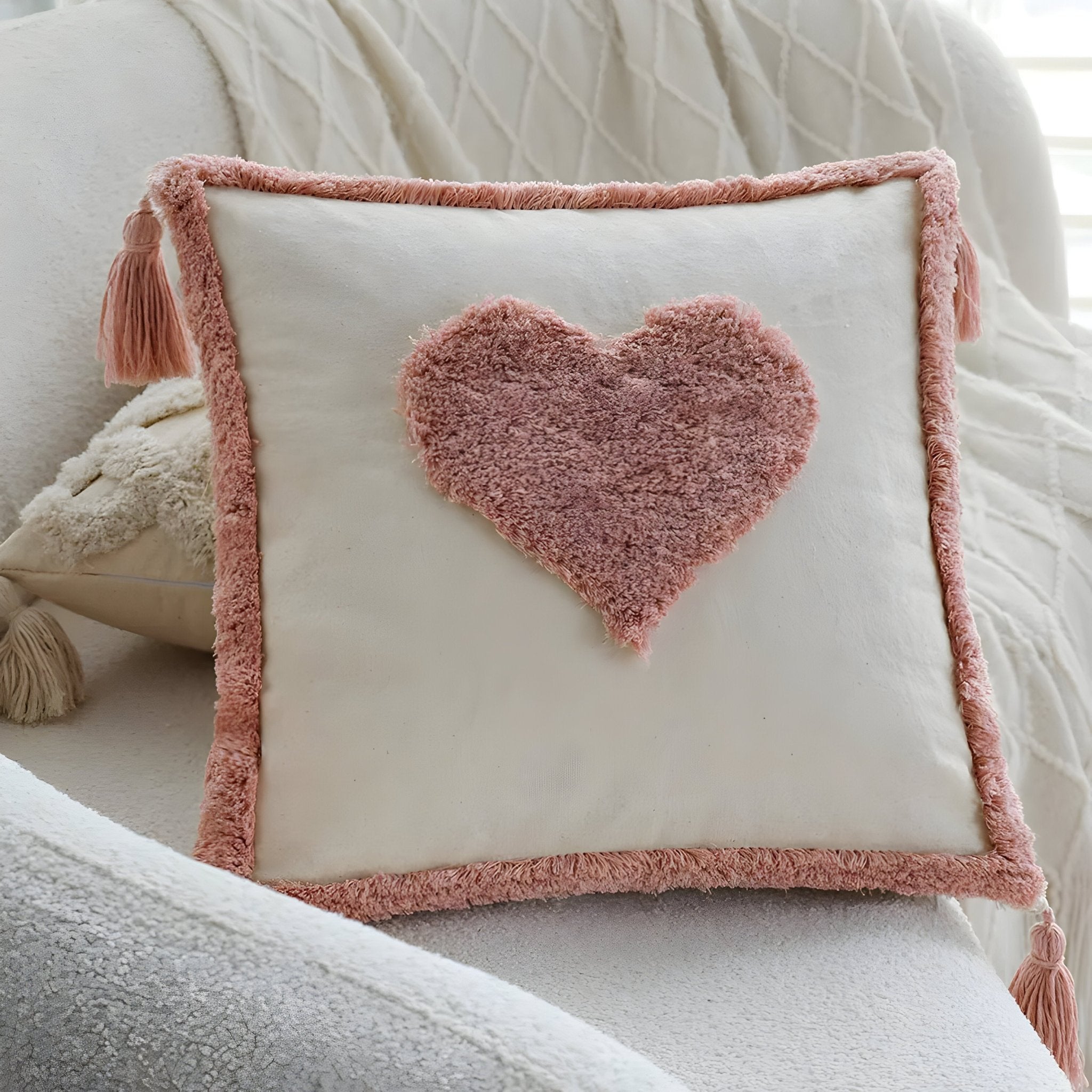 Love Heart Cushion Cover - The House Of BLOC