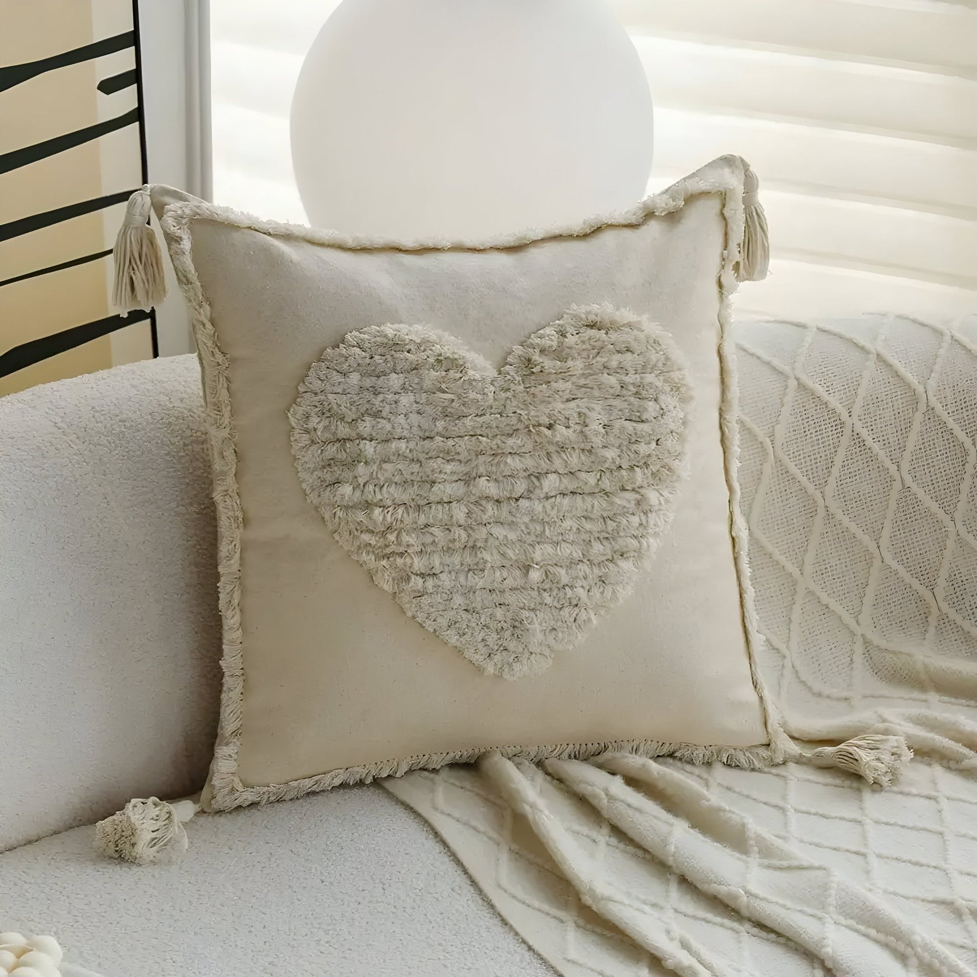 Love Heart Cushion Cover - The House Of BLOC