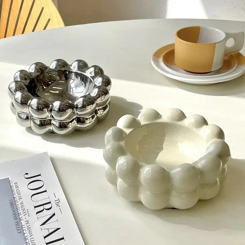 Marshmallow Ceramic Ashtray - The House Of BLOC