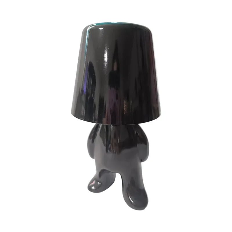 Metallic Chrome Figurine Table Lamp - The House Of BLOC