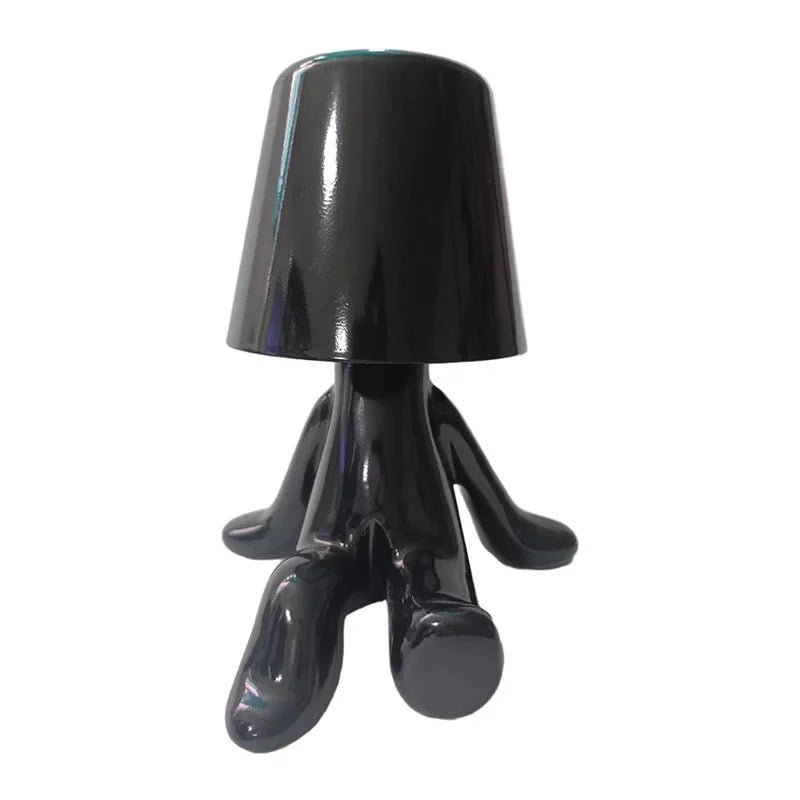 Metallic Chrome Figurine Table Lamp - The House Of BLOC