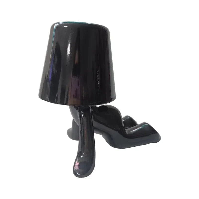 Metallic Chrome Figurine Table Lamp - The House Of BLOC