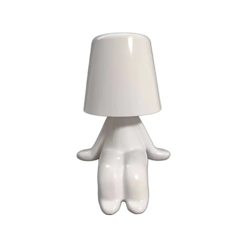 Metallic Chrome Figurine Table Lamp - The House Of BLOC