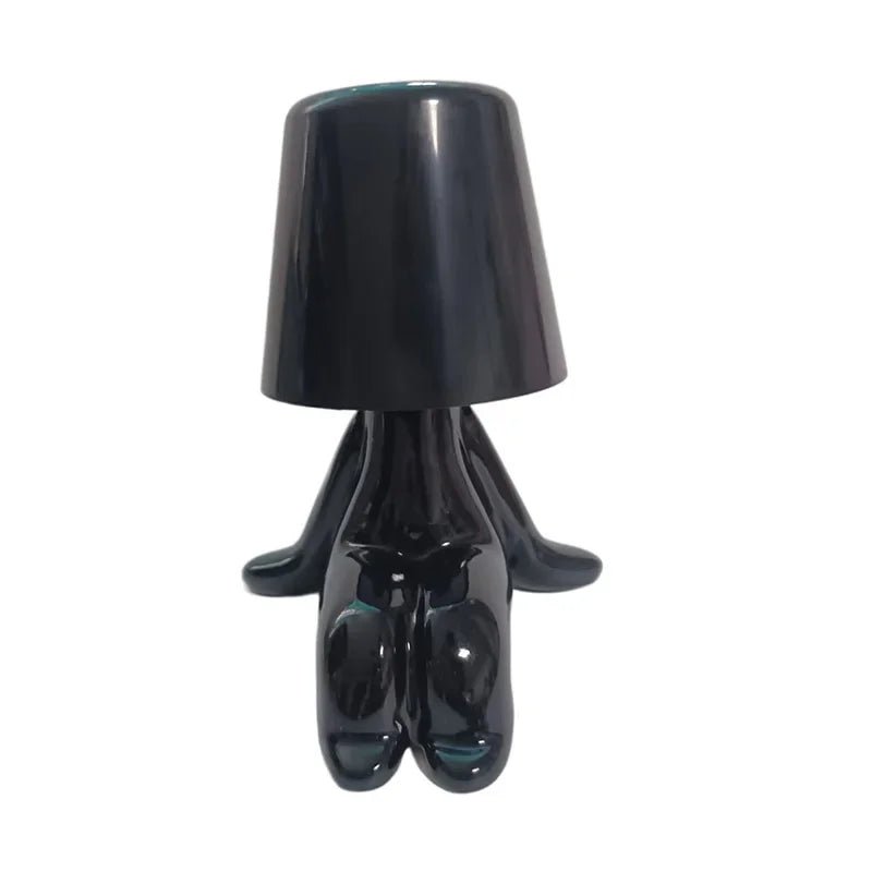 Metallic Chrome Figurine Table Lamp - The House Of BLOC