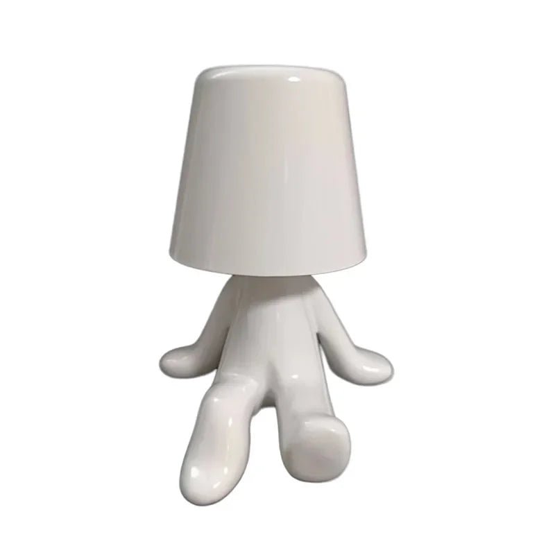 Metallic Chrome Figurine Table Lamp - The House Of BLOC