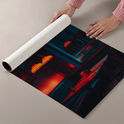Midnight Booth - Premium Semi - Glossy Poster - The House Of BLOC