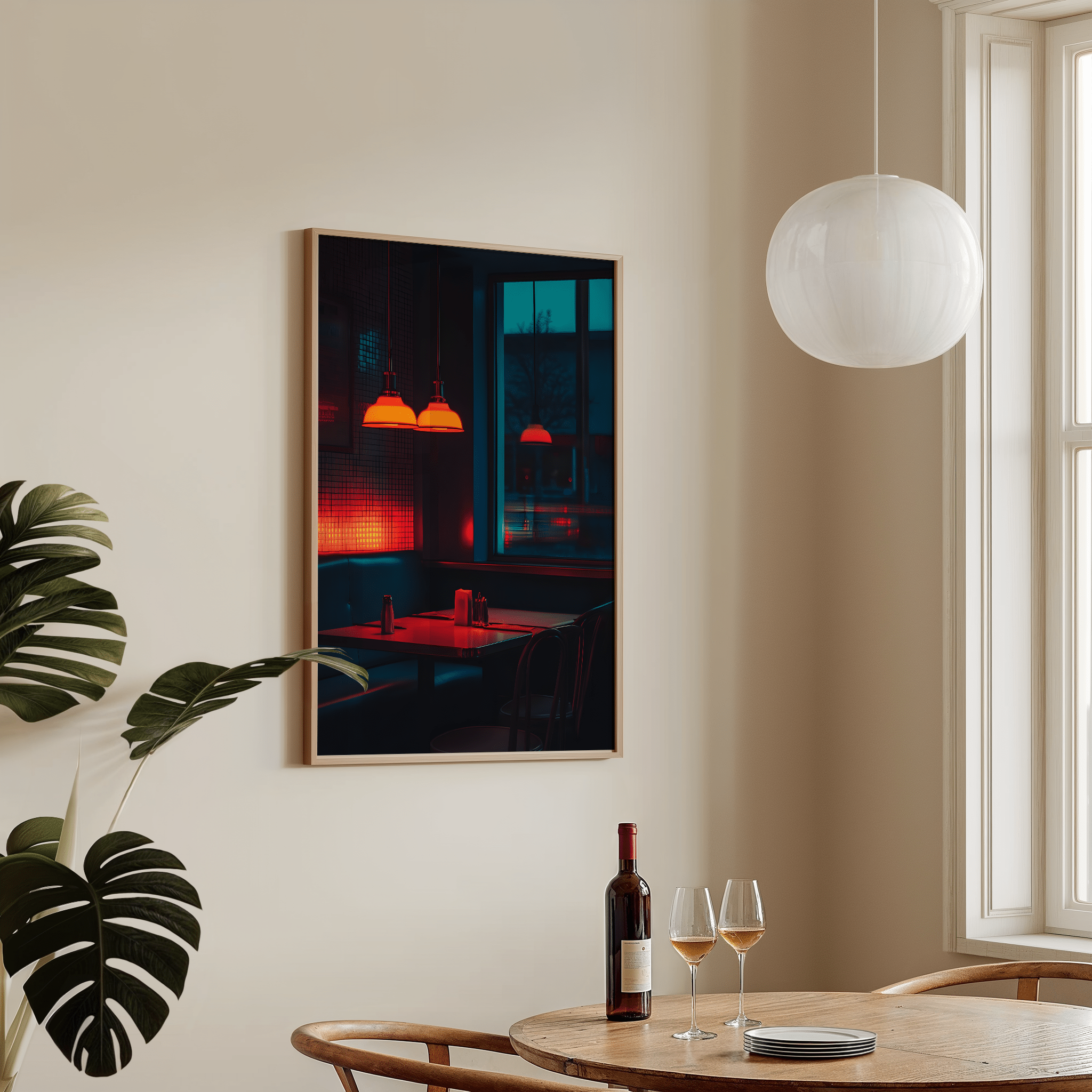 Midnight Booth - Premium Semi - Glossy Poster - The House Of BLOC