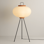 Minimalist Japanese Rice Paper Floor Lamp - The House Of BLOC