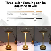 Minimalist Metallic LED Cordless Table Lamp - The House Of BLOC