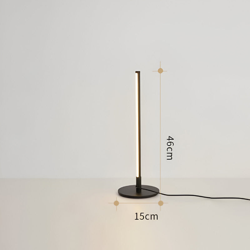 Minimalist Sleek Black LED Table Lamp - The House Of BLOC