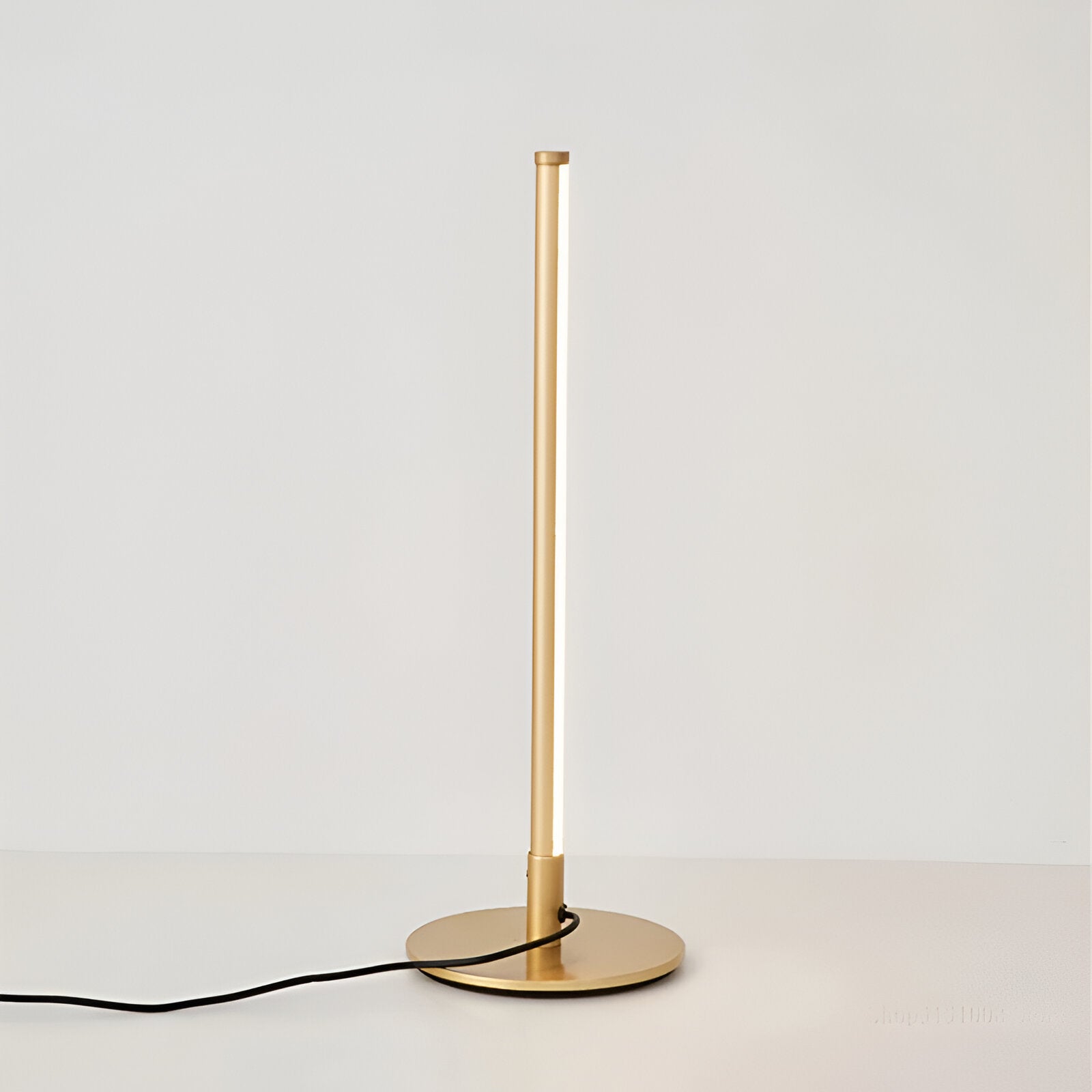 Minimalist Sleek Black LED Table Lamp - The House Of BLOC