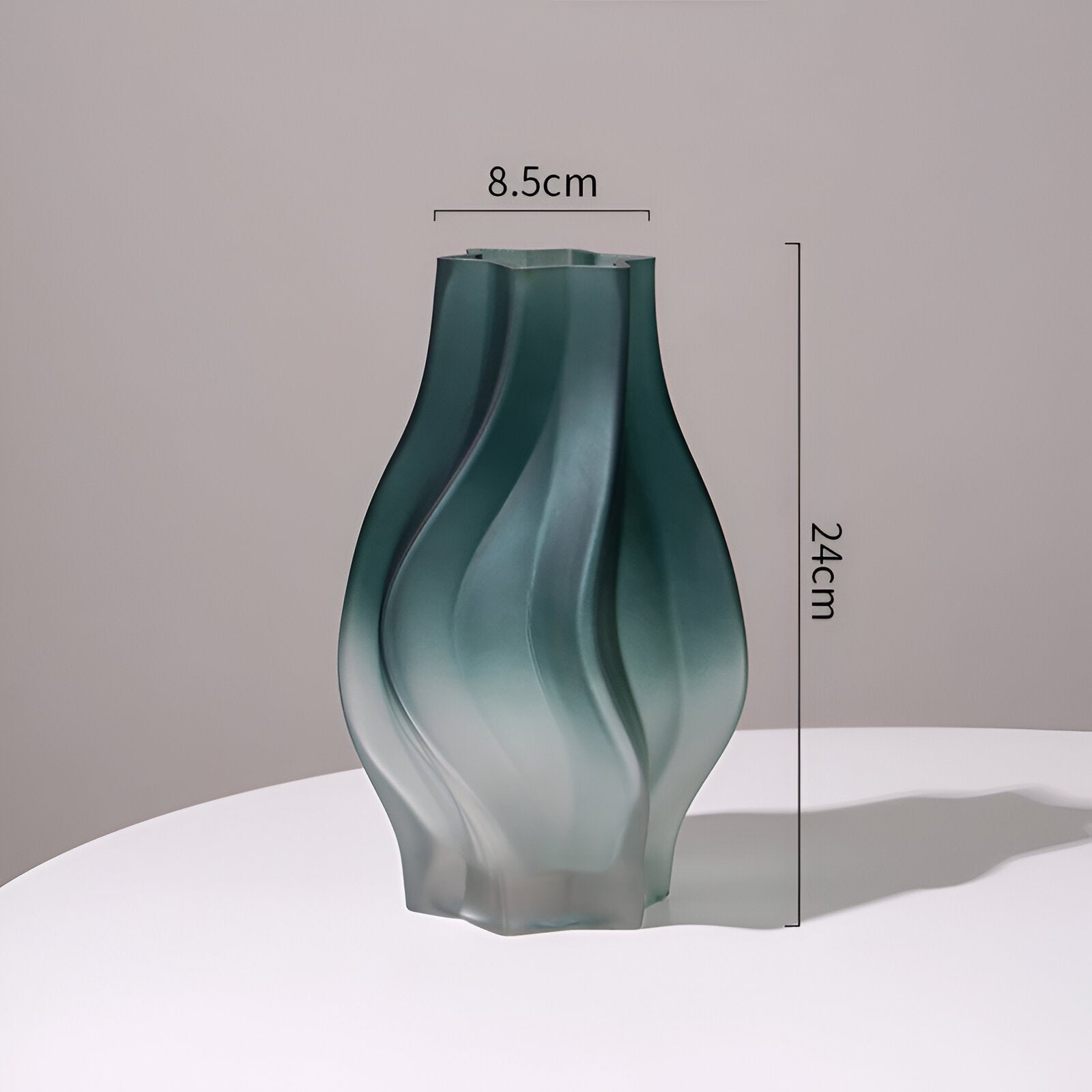 Minimalist Style Frosted Glass Vase - The House Of BLOC