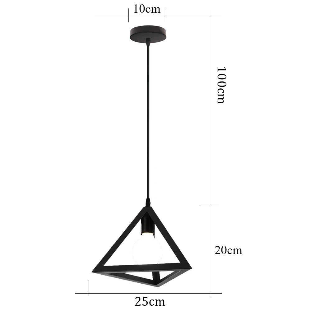 Minimalist Triangular Pendant Light - The House Of BLOC