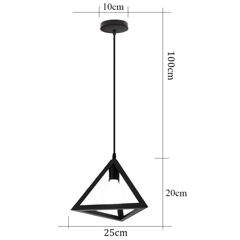 Minimalist Triangular Pendant Light - The House Of BLOC