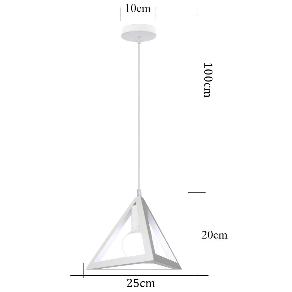 Minimalist Triangular Pendant Light - The House Of BLOC