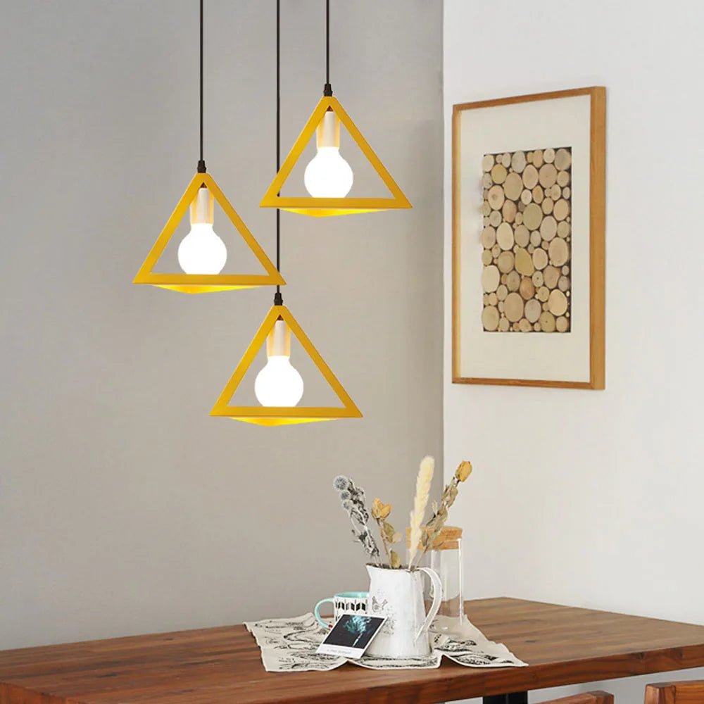 Minimalist Triangular Pendant Light - The House Of BLOC