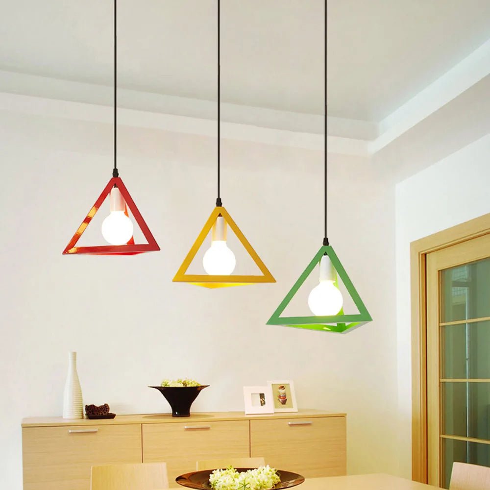 Minimalist Triangular Pendant Light - The House Of BLOC