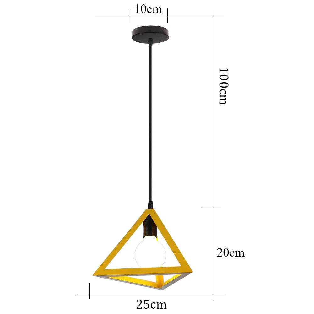 Minimalist Triangular Pendant Light - The House Of BLOC