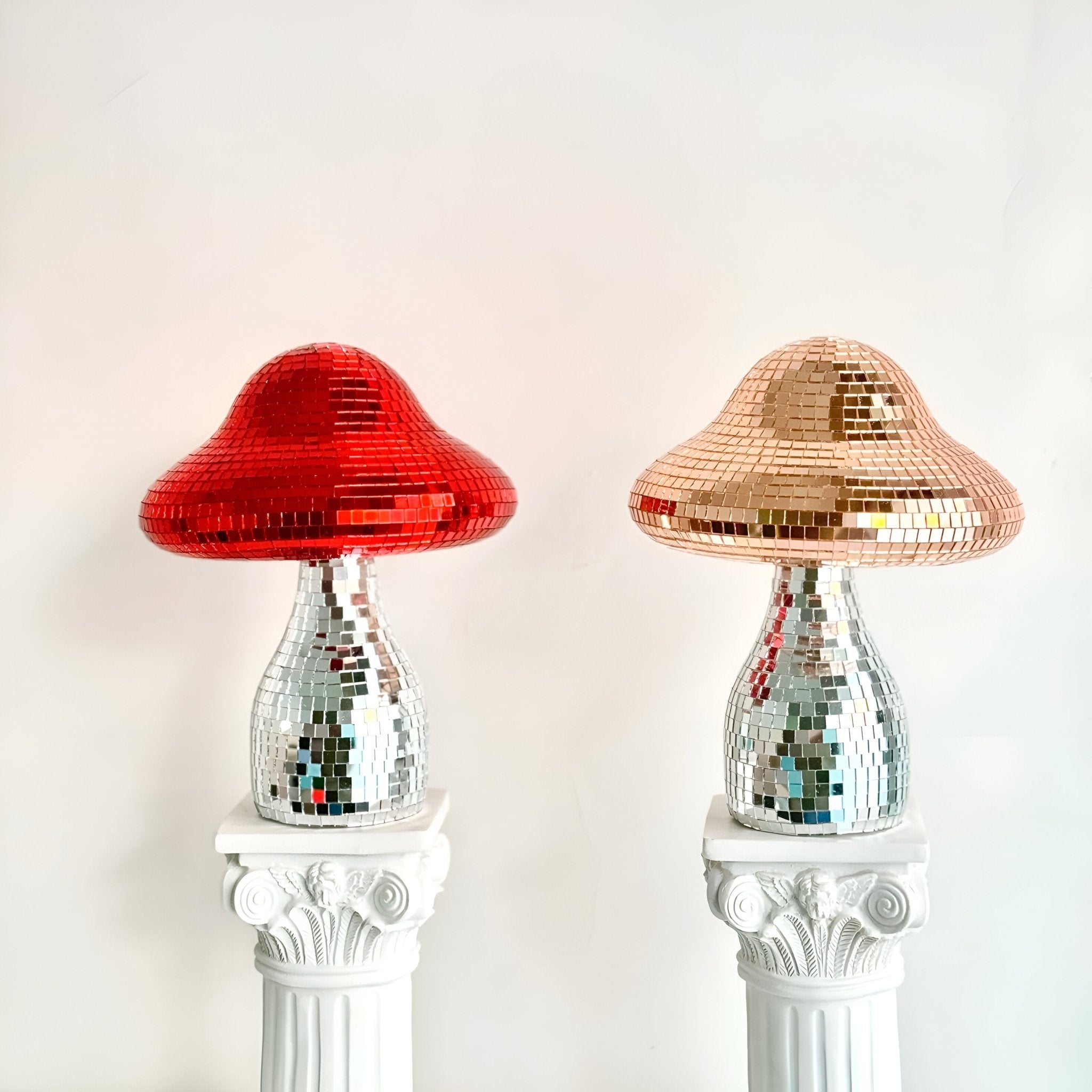 Mirrored Disco Mushroom Decoration - The House Of BLOC