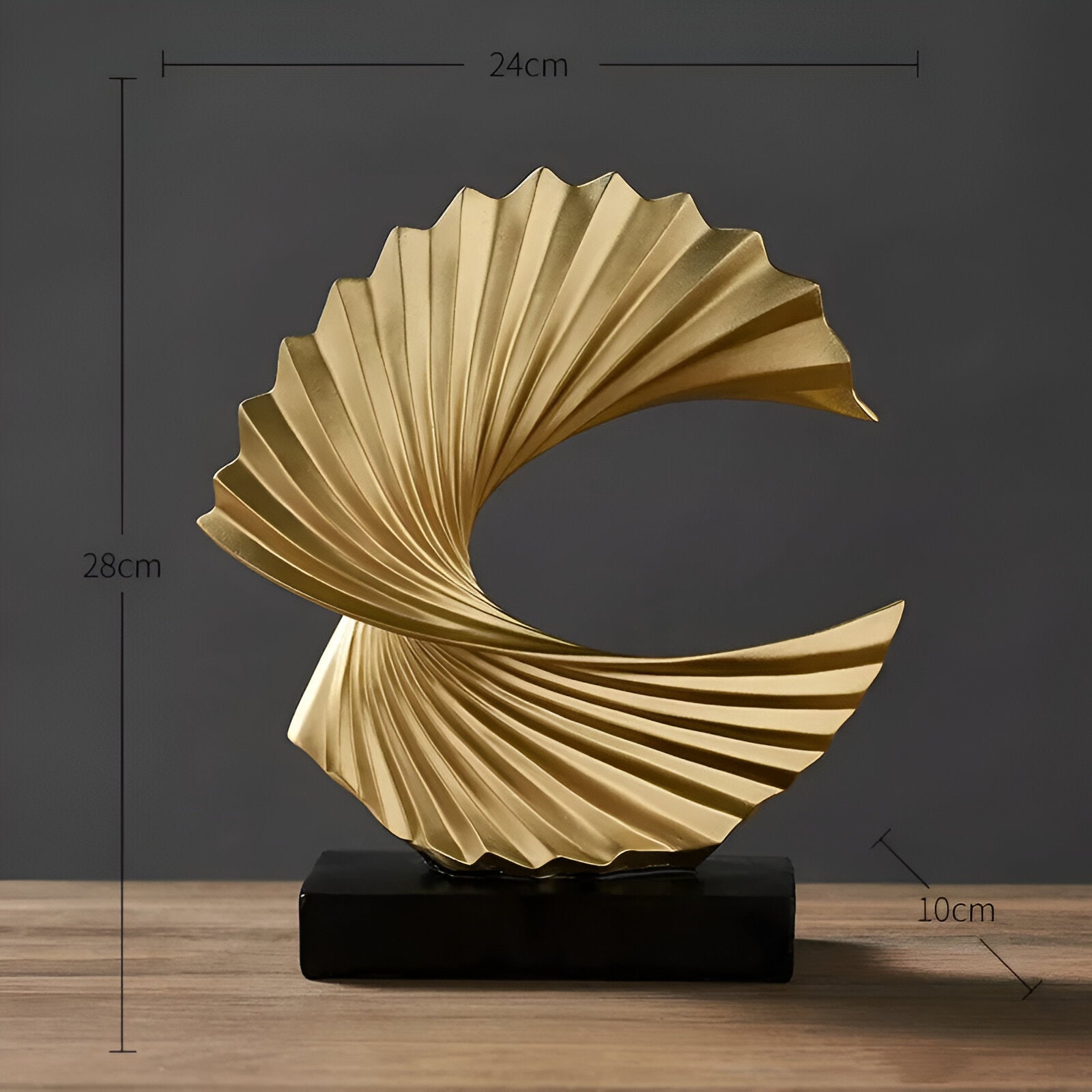 Modern Abstract Wave Sculpture - The House Of BLOC