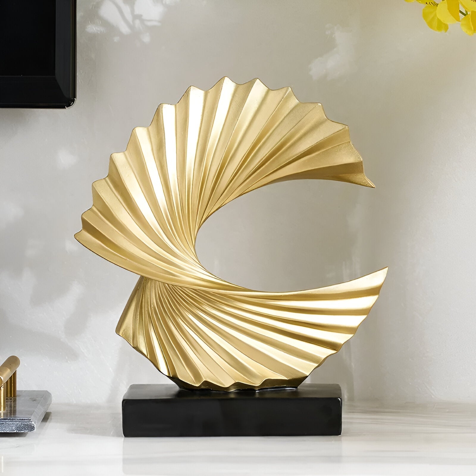 Modern Abstract Wave Sculpture - The House Of BLOC