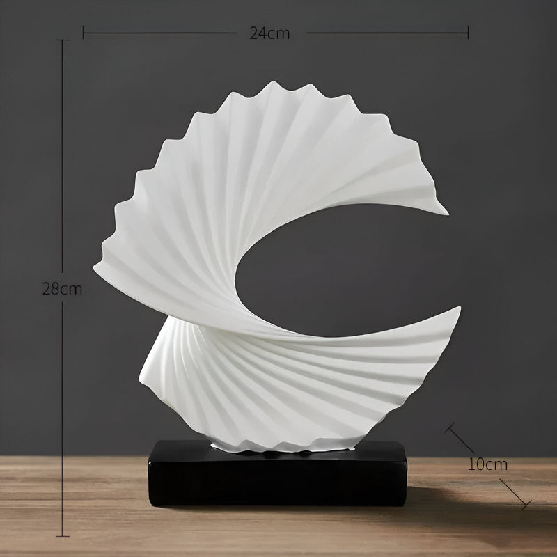 Modern Abstract Wave Sculpture - The House Of BLOC