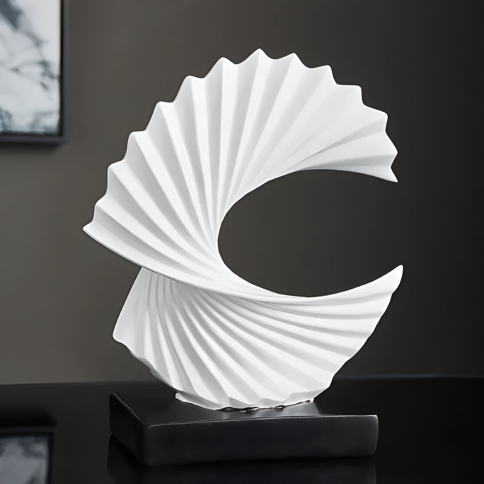 Modern Abstract Wave Sculpture - The House Of BLOC