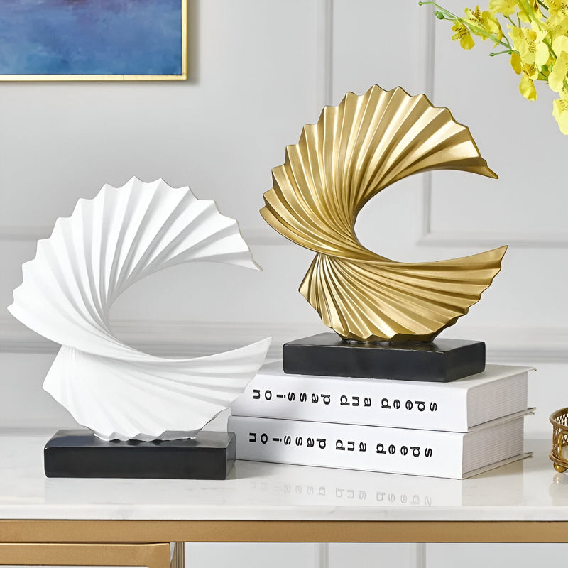 Modern Abstract Wave Sculpture - The House Of BLOC