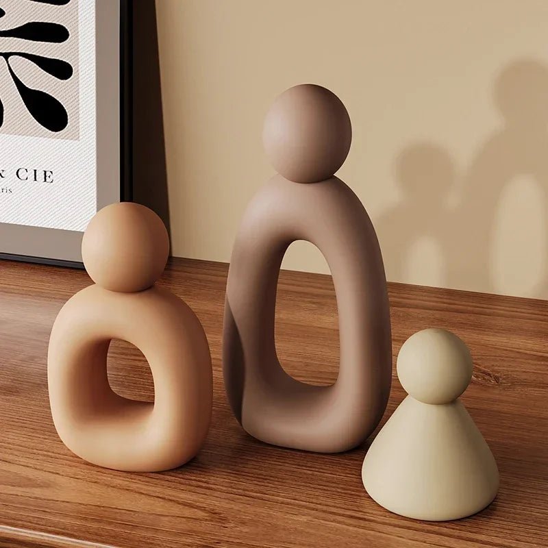 Modern Minimalist Set Of Family Statues - The House Of BLOC