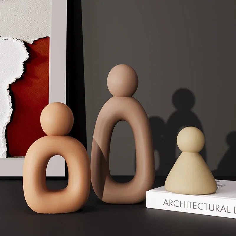 Modern Minimalist Set Of Family Statues - The House Of BLOC