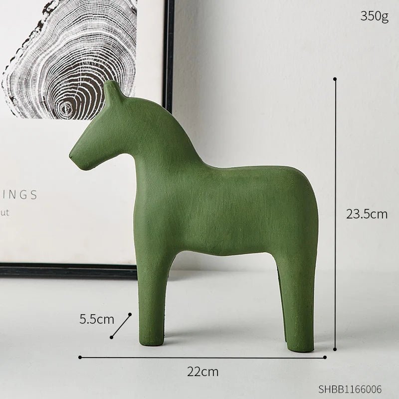 Modern Wooden Horse Home Decoration - The House Of BLOC