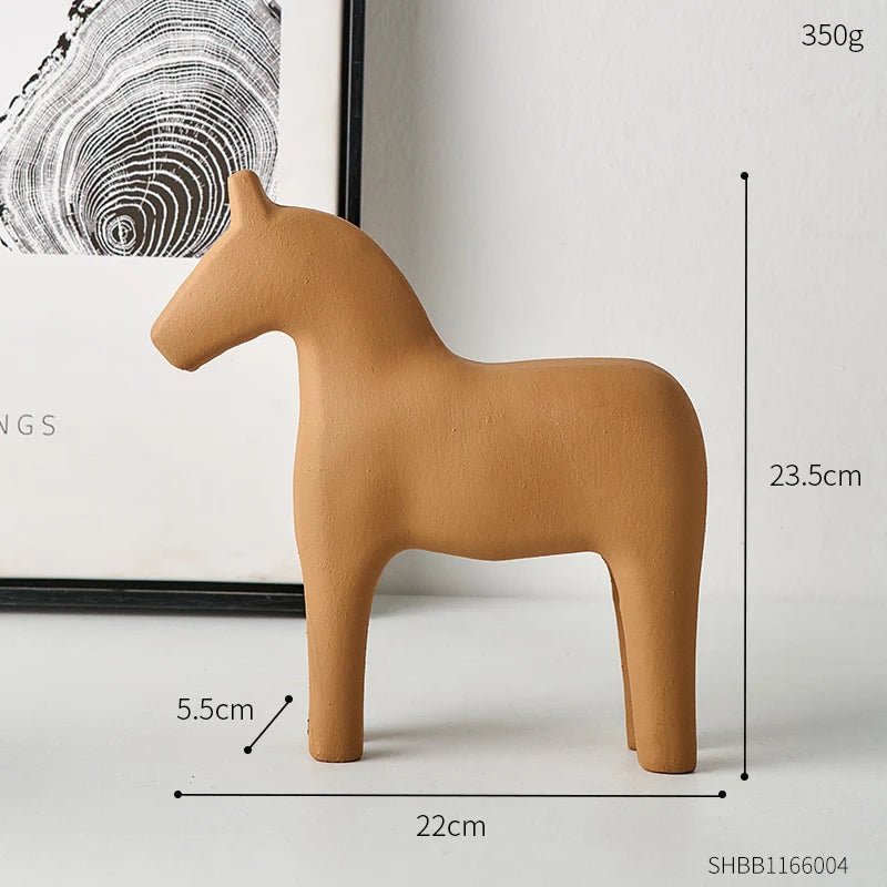 Modern Wooden Horse Home Decoration - The House Of BLOC